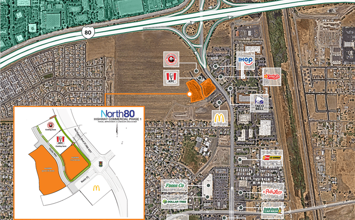 Pictures of Land property located at I-80 & Northgate Boulevard, Sacramento, CA 95834 for sales - image #1