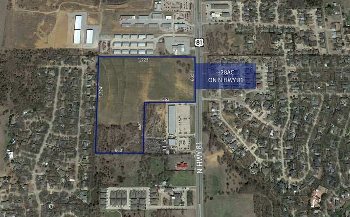 Pictures of Land property located at 28ac On N Hwy 81, Duncan, OK 73533 for sales - image #1