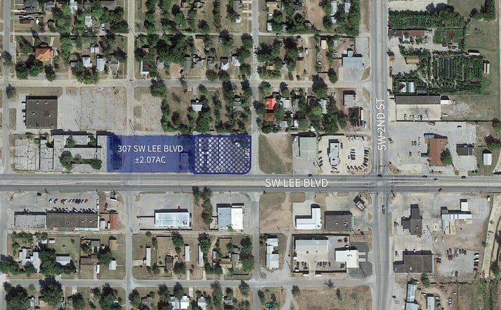 Pictures of Land property located at 307 SW Lee Blvd, Lawton, OK 73501 for sales - image #1