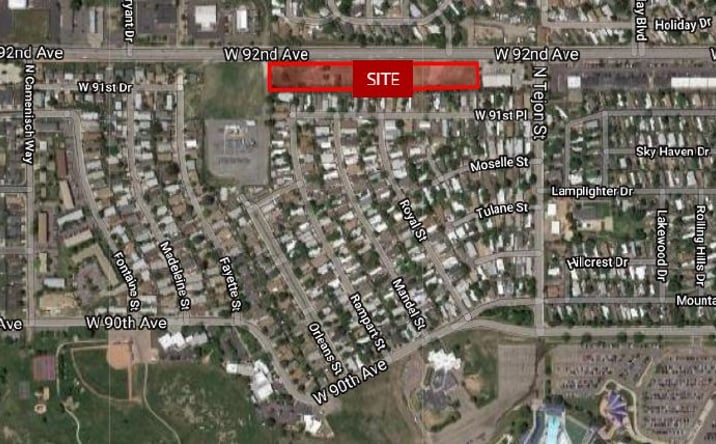 Pictures of Land property located at 2100 W. 92nd Ave., Federal Heights, CO 80260, 2120 W. 92nd Ave., Federal Heights, CO 80260 for sales - image #1