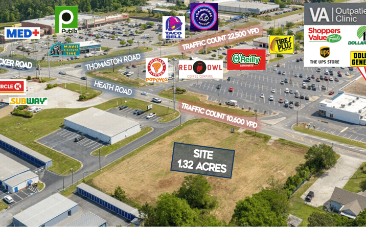 Pictures of Land property located at 2259 & 2273 Heath Road, Macon, GA 31206 for sales - image #1