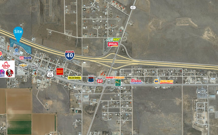 Pictures of Land property located at I-40 Frwy & Poplar, Moriarty, NM 87035 for sales - image #1