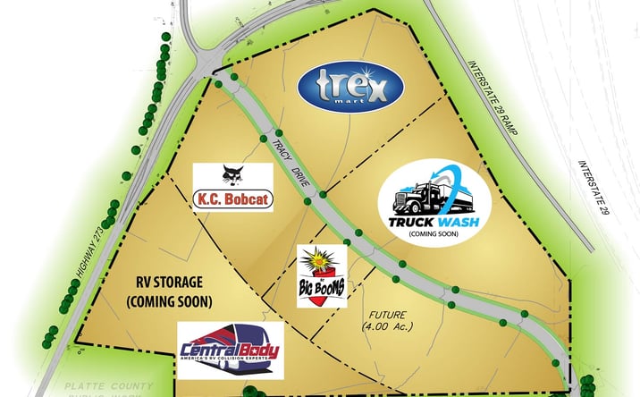 Pictures of Land property located at Hwy 371 and Tracy Drive, Platte City, MO 64079 for sales - image #1