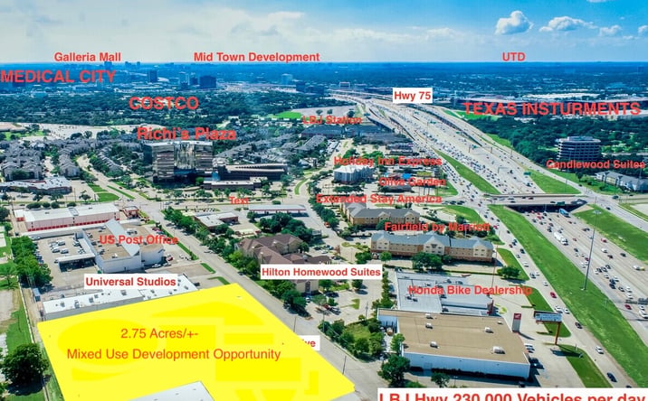 Pictures of Land property located at 9200 Markville Dr, Dallas, TX 75243 for sales - image #1