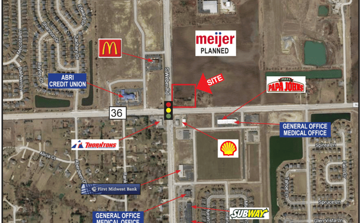 Pictures of Land property located at NEC Renwick and Weber Road, Romeoville, IL 60403 for sales - image #1