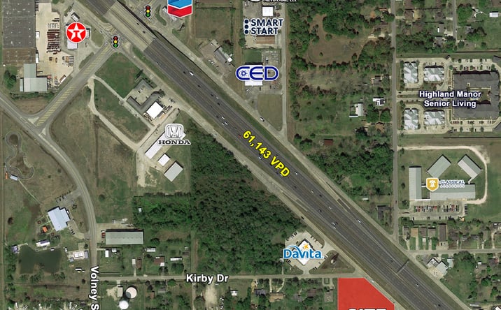 Pictures of Land property located at 4101 Kirby Drive, La Marque, TX 77568 for sales - image #1