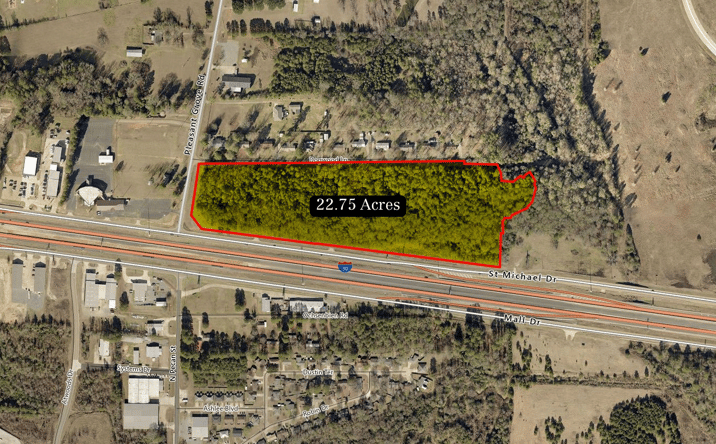 Pictures of Land property located at I-30 & Pleasant Grove Rd, Texarkana, TX 75503 for sales - image #1