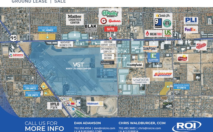 Pictures of Land property located at 3000 W Cheyenne Ave, North Las Vegas, NV 89032 for sales - image #1