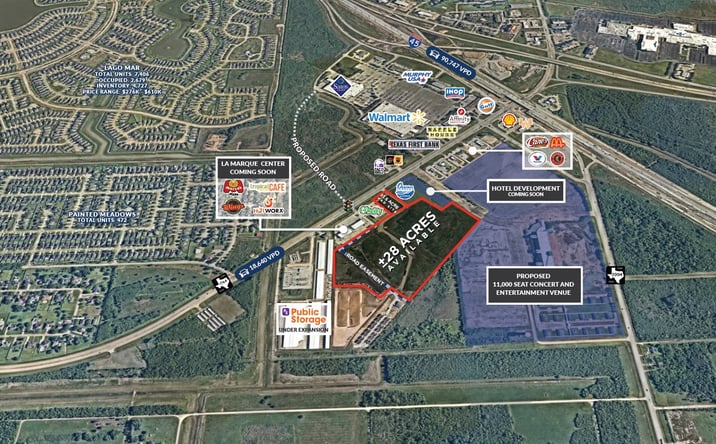 Pictures of Land property located at SWQ of FM 1764 and I-45 South, Texas City, TX 77591 for sales - image #1
