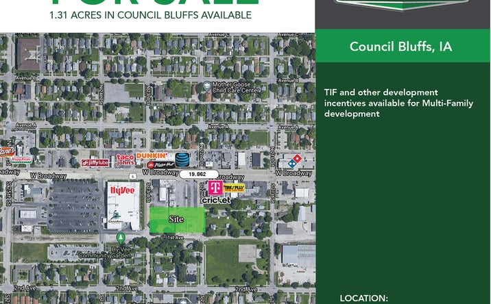 Pictures of Land property located at 25 S 23rd St, Council Bluffs, IA 51501 for sales - image #1