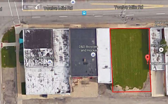 Pictures of Land property located at 4129 12 Mile Road, Berkley, MI 48072 for sales - image #1