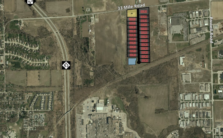 Pictures of Land property located at Beaver Creek Subdivision, Bruce Township, MI 48065 for sales - image #1