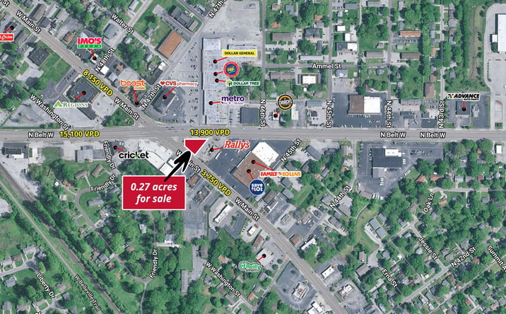 Pictures of Land property located at 4529 West Main Street, Belleville, IL 62226 for sales - image #1