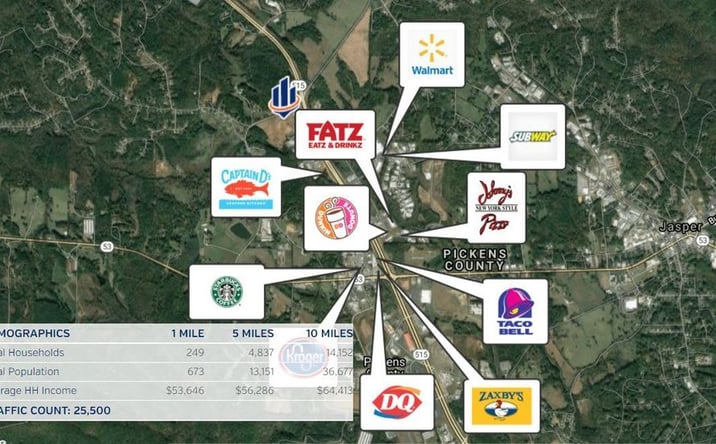 Pictures of Land property located at Highway 515, Jasper, GA 30143 for sales - image #1