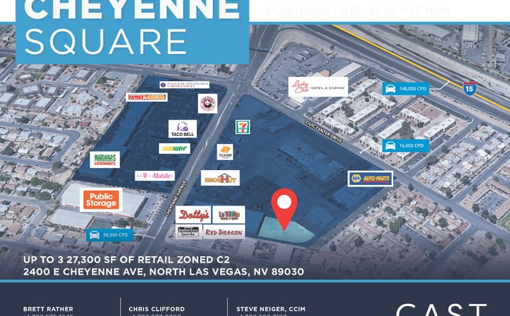 Pictures of Land property located at 2400 E Cheyenne Ave, North Las Vegas, NV 89030 for sales - image #1