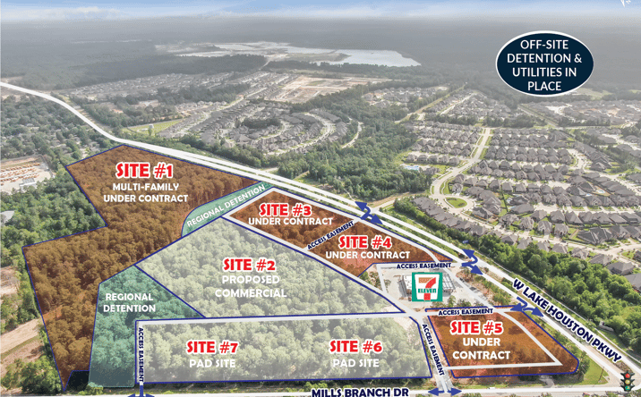 Pictures of Land property located at W Lake Houston Pkwy, Humble, TX 77339 for sales - image #1