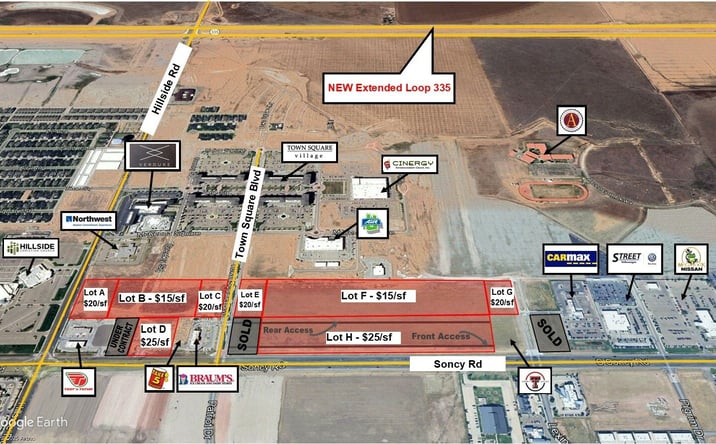Pictures of Land property located at Soncy Land - South of 45th Ave, Amarillo, TX 79119 for sales - image #1