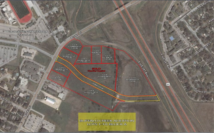 Pictures of Retail, Office, Land property located at SEC Brown Street & U.S. Highway 287 Bypass, Waxahachie, TX 75165 for sales - image #1