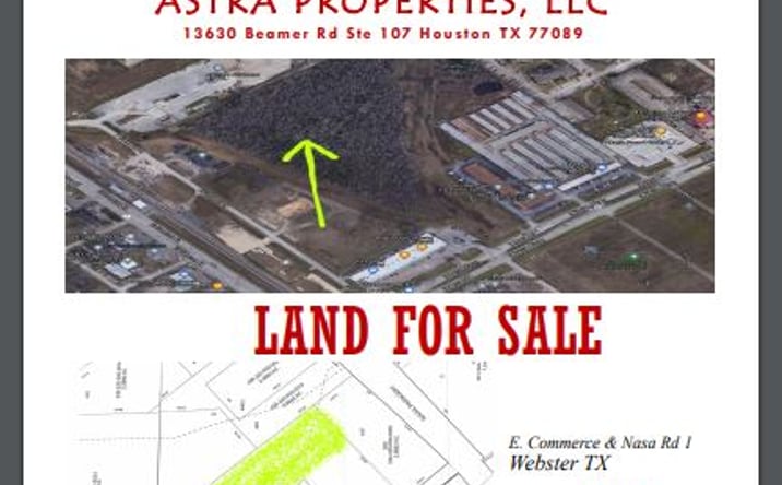 Pictures of Land property located at E Commerce St, Webster, TX 77598 for sales - image #1