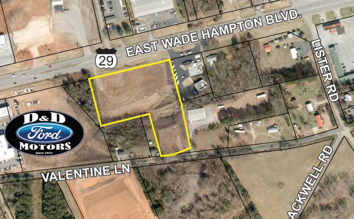 Pictures of Land property located at 13585 E Wade Hampton Blvd, Greer, SC 29651 for sales - image #1