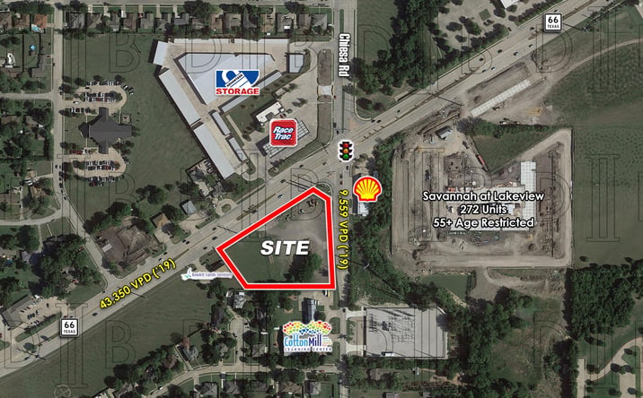 Pictures of Land property located at SWC Highway 66 (Lakeview Pkwy) & Chiesa Rd, Rowlett, TX 75089 for sales - image #1