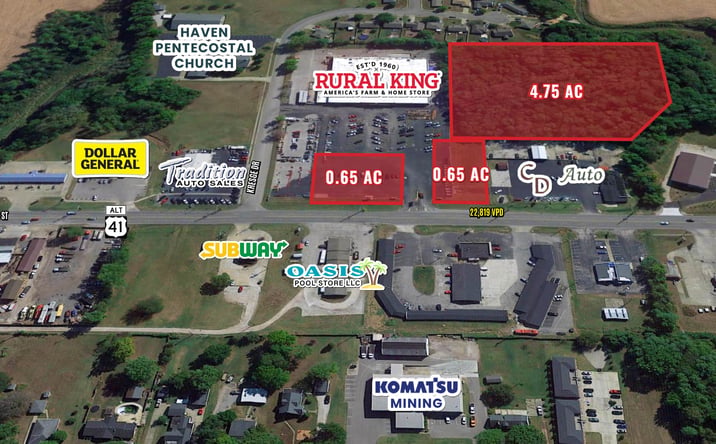 Pictures of Land property located at 1700 S Green St, Henderson, KY 42420 for sales - image #1