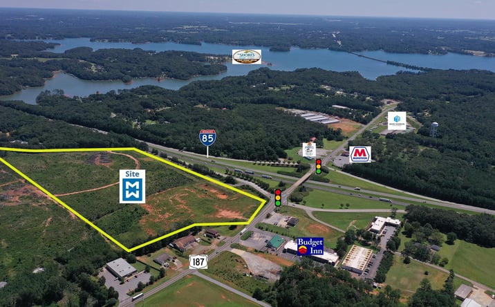 Pictures of Land property located at I-85 & HWY 187 (EXIT 14), Anderson, SC 29625 for sales - image #1