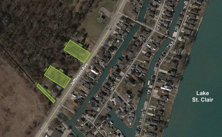 Pictures of Land property located at Jefferson Ave & Rosso Hwy, Chesterfield Twp., MI 48047 for sales - image #1