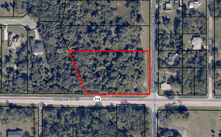 Pictures of Land property located at Malabar Rd, Malabar, FL 32950 for sales - image #1