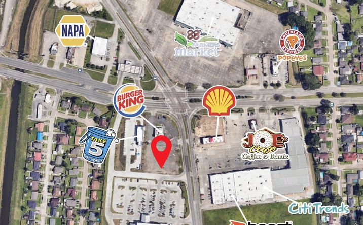 Pictures of Land property located at 6205 Lapalco Blvd, Marrero, LA 70072 for sales - image #1