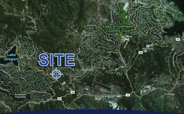Pictures of Land property located at Pine Trail, Twin Peaks, CA 92391 for sales - image #1