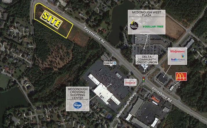 Pictures of Land property located at 375 Jonesboro Rd, McDonough, GA 30253 for sales - image #1