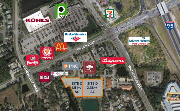 Pictures of Land property located at 1647 Taylor Rd, Port Orange, FL 32128 for sales - image #1