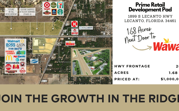 Pictures of Land property located at 1899 N Lecanto Hwy, Lecanto, FL 34461 for sales - image #1
