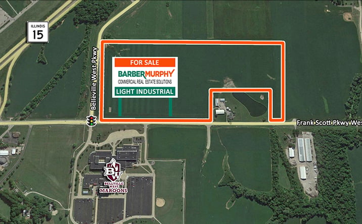 Pictures of Land property located at 4204 Frank Scott Pkwy W, Belleville, IL 62223 for sales - image #1