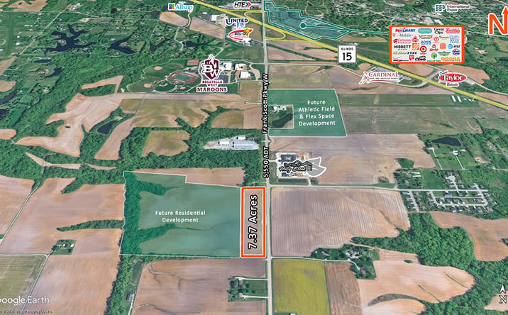 Pictures of Land property located at 4405 Frank Scott Pkwy W, Belleville, IL 62223 for sales - image #1