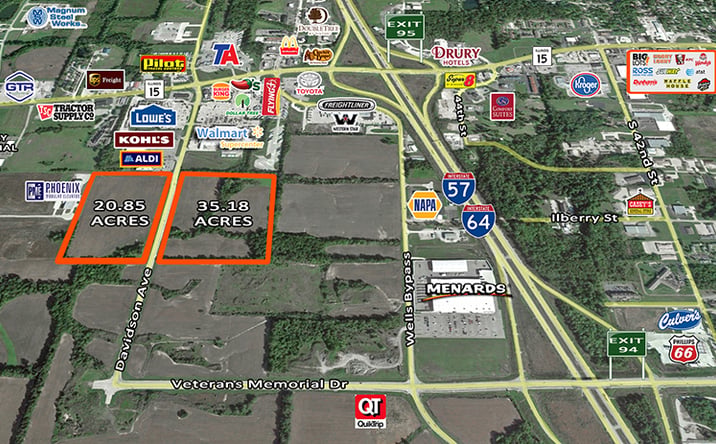 Pictures of Land property located at Davidson Ave, Mount Vernon, IL 62864 for sales - image #1