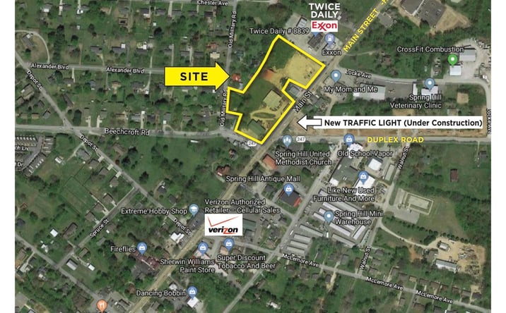 Pictures of Land property located at 5279 Main St, Spring Hill, TN 37174 for sales - image #1