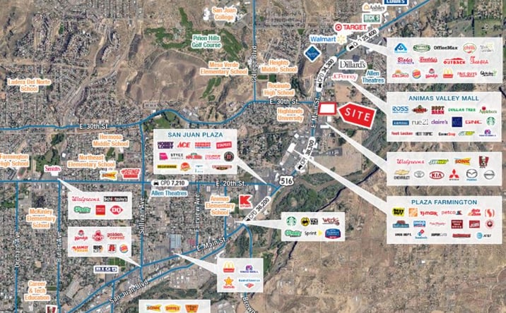 Pictures of Land property located at 4109 E. Main St, Farmington, NM 87402 for sales - image #1