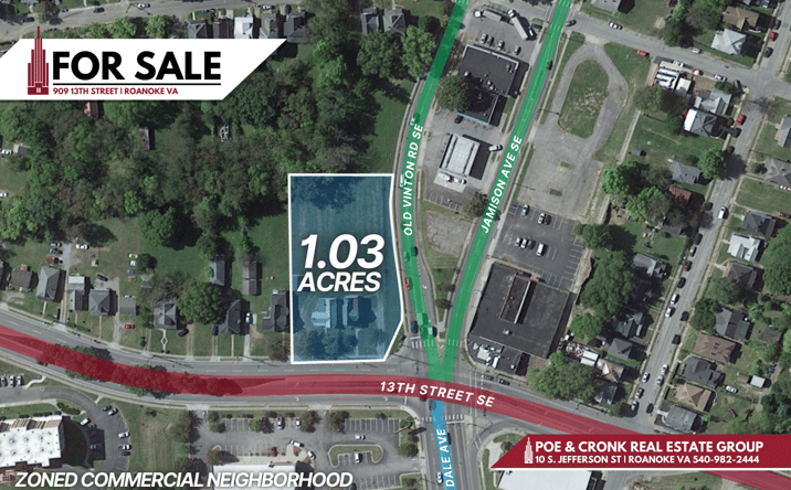 Pictures of Land property located at 909 13th Street Southeast, Roanoke, VA 24013 for sales - image #1