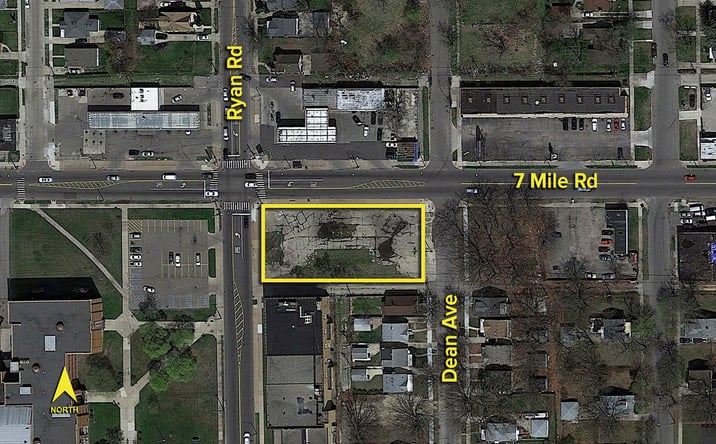 Pictures of Land property located at 4120 E. Seven Mile Road, Detroit, MI 48234 for sales - image #1