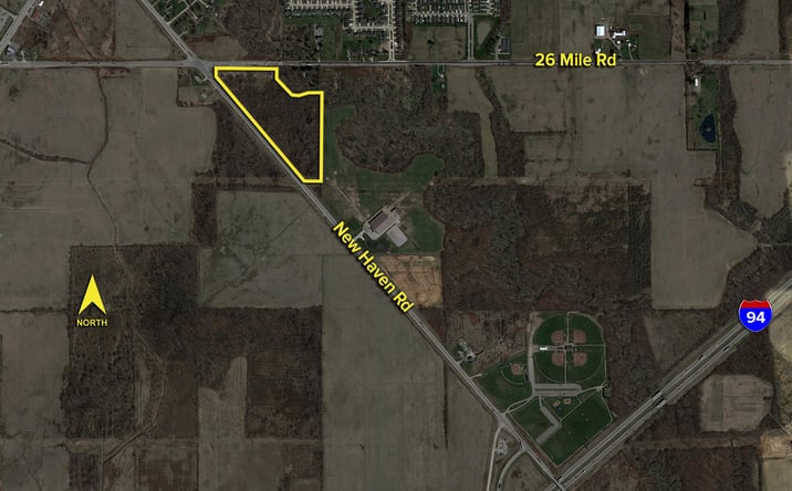 Pictures of Land property located at 32140 Twenty-Six Mile Road, Chesterfield Township, MI 48047 for sales - image #1