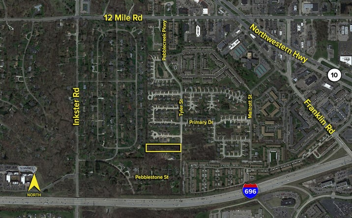 Pictures of Land property located at Tyler Street, Southfield, MI 48034 for sales - image #1