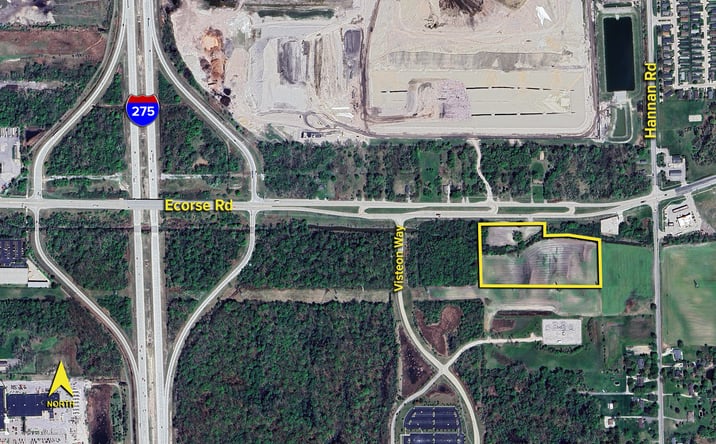 Pictures of Land property located at 39611 Ecorse Rd, Van Buren Township, MI 48111 for sales - image #1