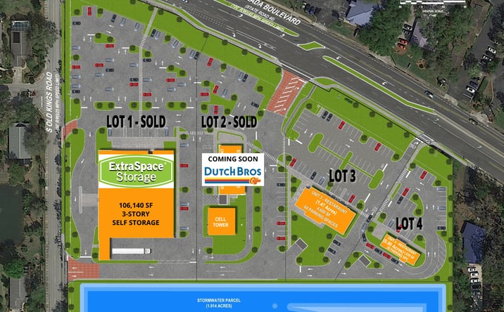 Pictures of Land property located at 756 & 760 W. Granada Boulevard, Ormond Beach, FL 32174 for sales - image #1