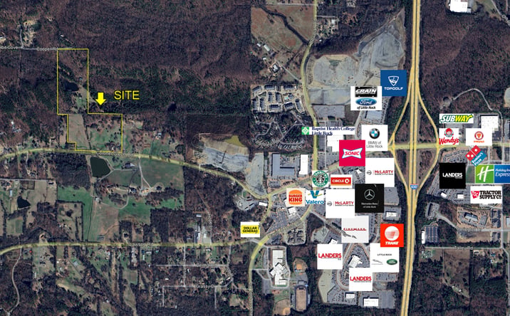 Pictures of Land property located at 13320 Colonel Glenn Rd, Little Rock, AR 72210 for sales - image #1