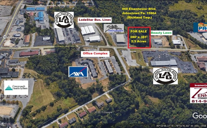 Pictures of Land property located at 960 Eisenhower Blvd, Johnstown, PA 15904 for sales - image #1