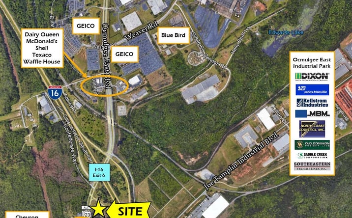 Pictures of Land property located at 4816 Ocmulgee East Boulevard, Macon, GA 31217 for sales - image #1