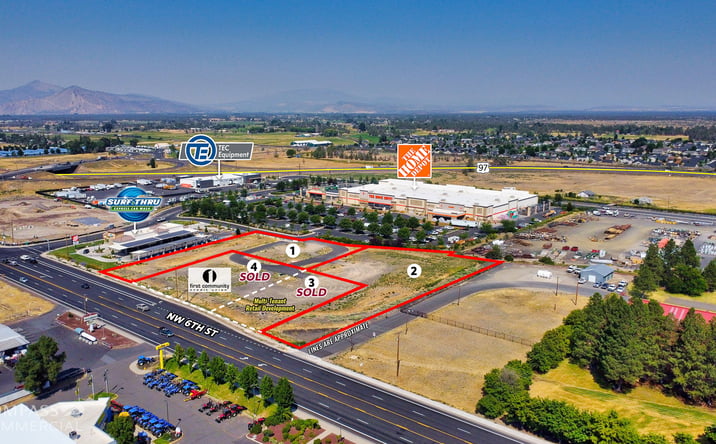 Pictures of Land, Mixed Use, Multifamily, Office, Retail property located at NW 4th St, Redmond, OR 97756 for sales - image #1