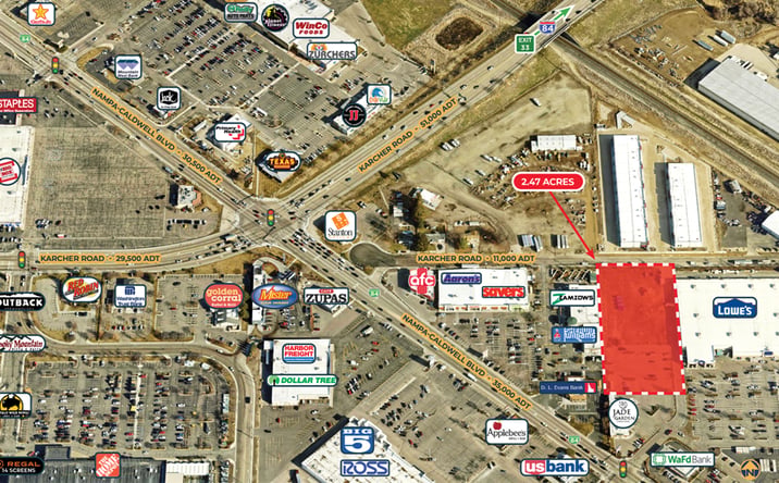 Pictures of Land property located at 1400 Caldwell Blvd, Nampa, ID 83651 for sales - image #1